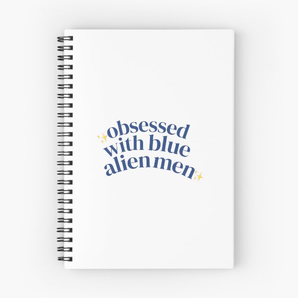 Item preview, Obsessed With Blue Alien Men | Overlapping Star Emoji | Dark Blue designed and sold by riyasarts.
