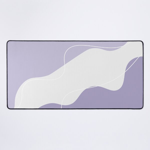 Cute Purple Aesthetic Items Desk Mat