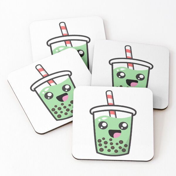 Item preview, Kawaii Bubble Tea Boba Tea Milk Matcha Green designed and sold by Mystocus.