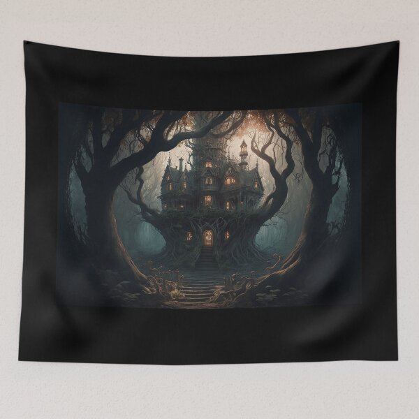 Item preview, Dark Fantasy Forest House designed and sold by ArcaneVisions.