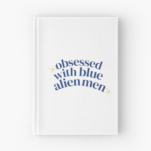Item preview, Obsessed With Blue Alien Men | Star Emoji | Dark Blue designed and sold by riyasarts.