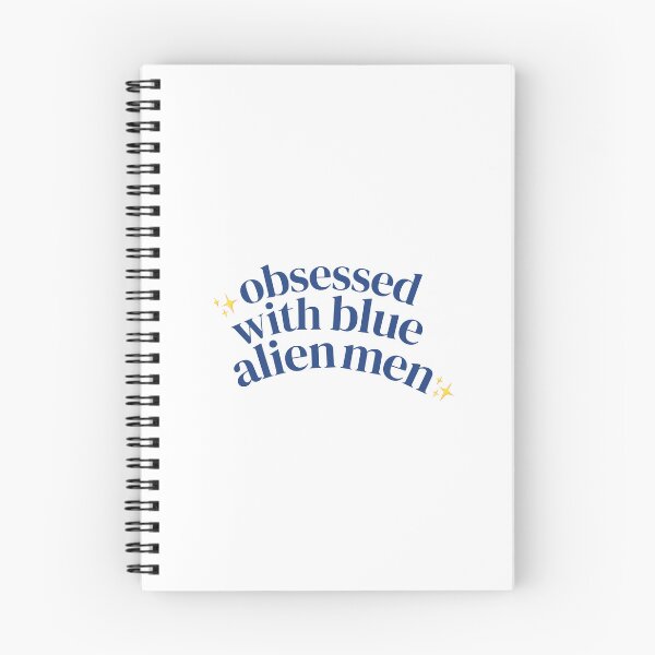 Item preview, Obsessed With Blue Alien Men | Star Emoji | Dark Blue designed and sold by riyasarts.