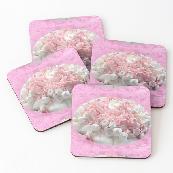 Item preview, Pink and white Meringue - Marshmallow party by Iritof designed and sold by iritof.