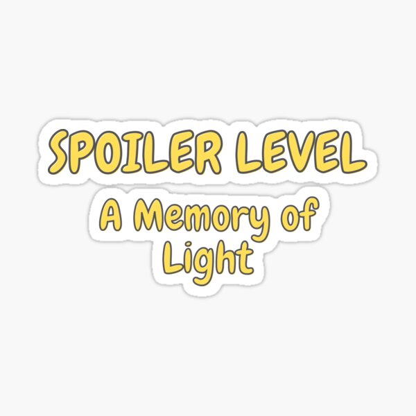 Artikel-Vorschau von WoT Convention Spoiler Level Shirt - A Memory of Light (dunkler Umriss), designt und verkauft von Taveren-Tavern.