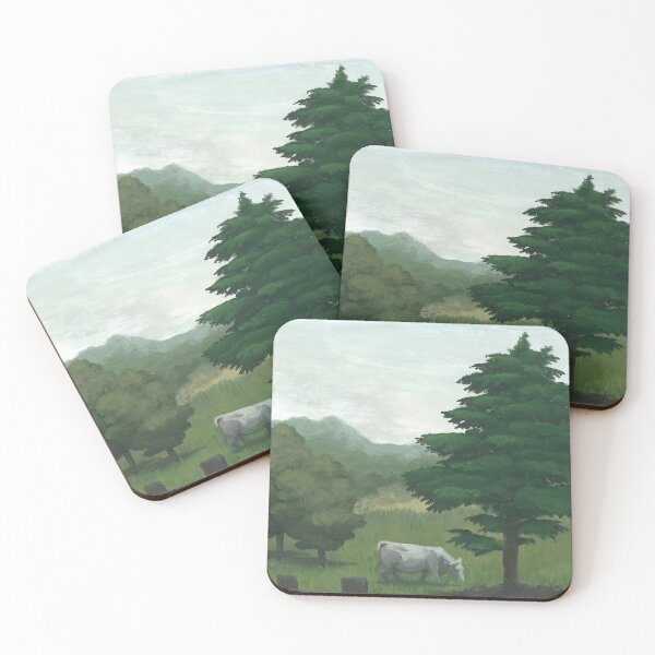 Item preview, cow in a field designed and sold by gayliott.