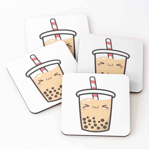 Item preview, Kawaii Bubble Tea Boba Tea Milk Mango  designed and sold by Mystocus.
