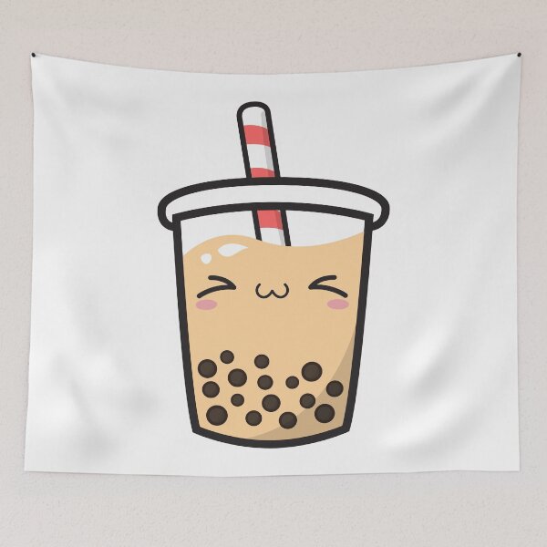 Item preview, Kawaii Bubble Tea Boba Tea Milk Mango  designed and sold by Mystocus.