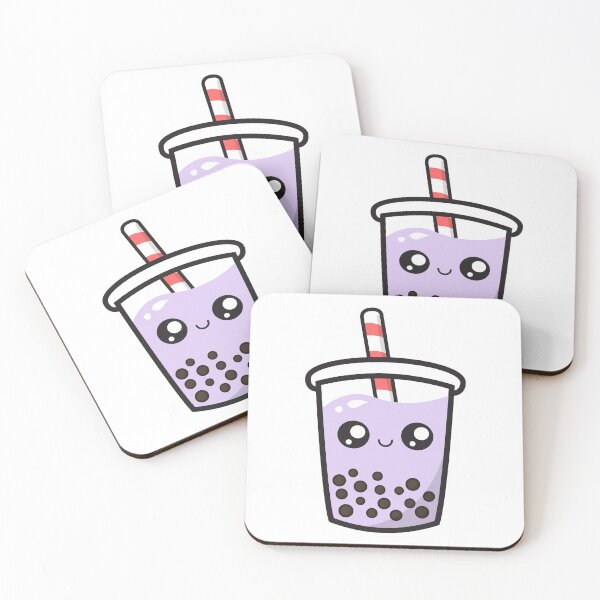 Item preview, Kawaii Bubble Tea Boba Tea Milk  Taro designed and sold by Mystocus.