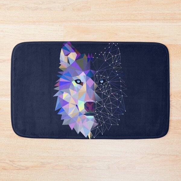 Item preview, Wolf with geometric shapes designed and sold by professorguru.