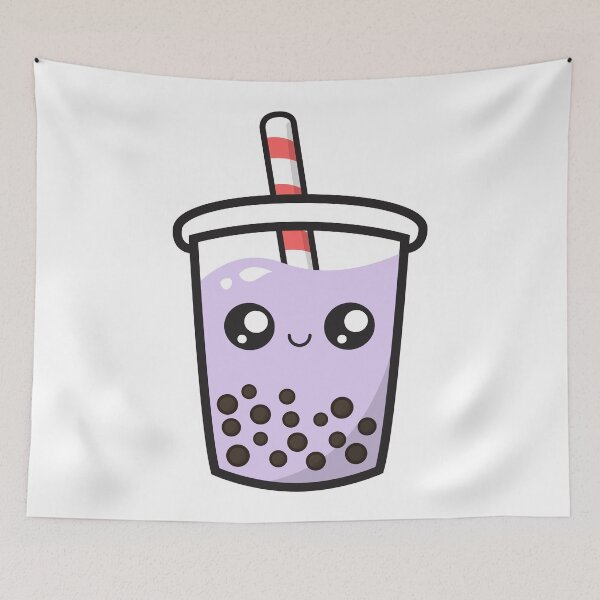 Item preview, Kawaii Bubble Tea Boba Tea Milk  Taro designed and sold by Mystocus.