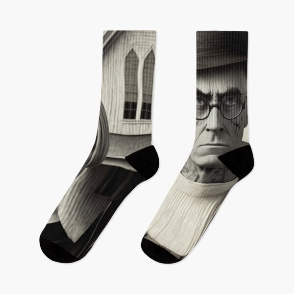Item preview, Goth American Gothic designed and sold by ArtMadeByAI.