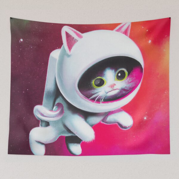 Item preview, Alien Astronaut kitty in space designed and sold by puffers.