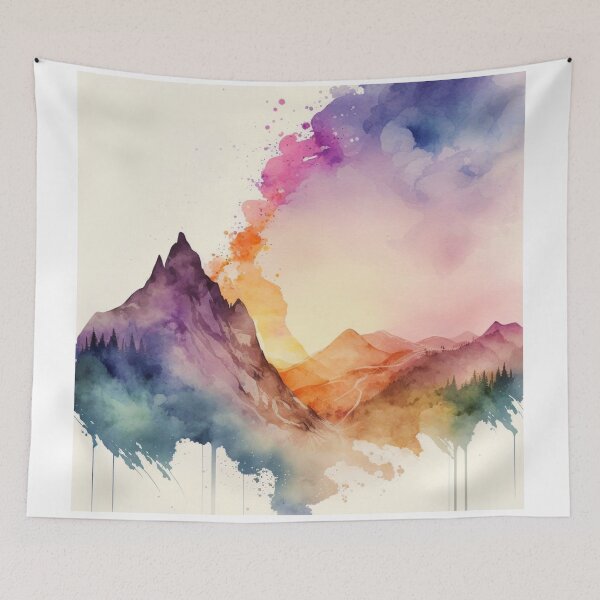 Item preview, Relaxing Watercolor #151 designed and sold by Avocado Design Studio.