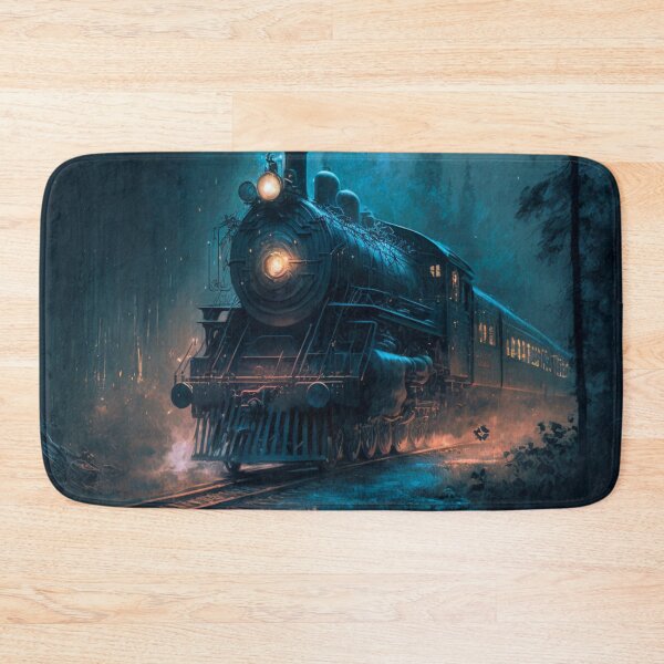 Item preview, Train Going Through a Forest designed and sold by ArtMadeByAI.