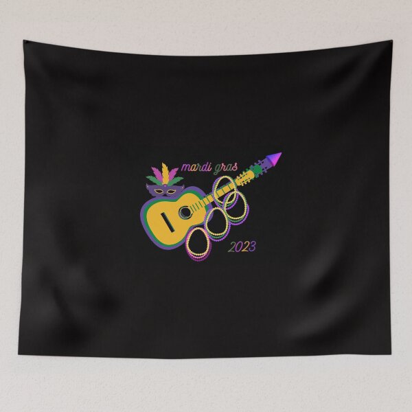 Aperçu de l'œuvre Mardi gras 2023, Mardi Gras guitare créée et vendue par Amar4Ser.