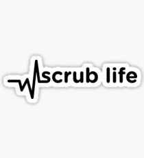 Scrubs Life Heartbeat - Cool Medical Sticker T-Shirt Pillow Sticker