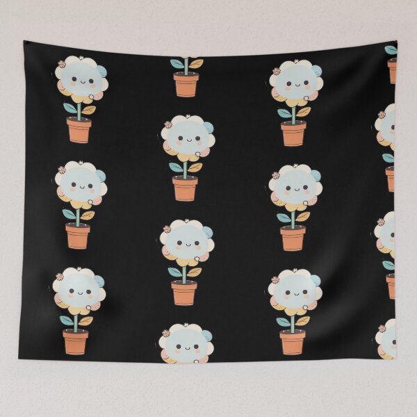 Item preview, flower in its pot designed and sold by DreamerStore.