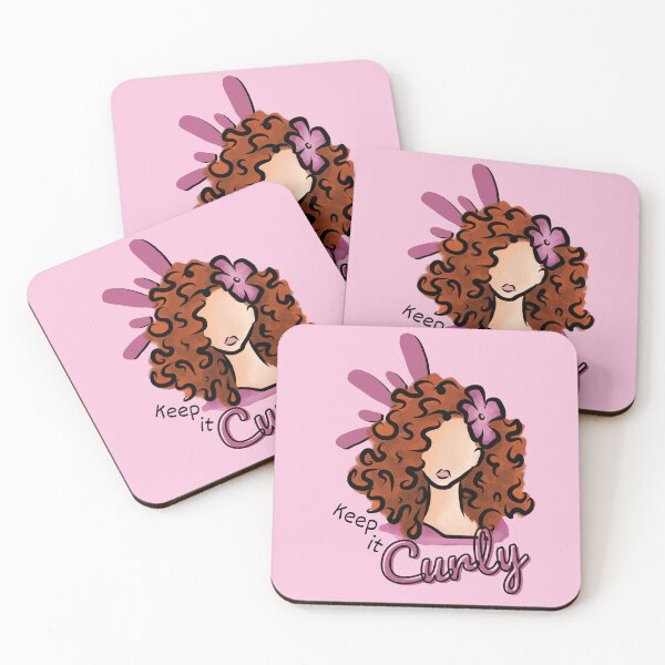 Item preview, Mantenlo rizado (rojo) designed and sold by Curly-Cuties.