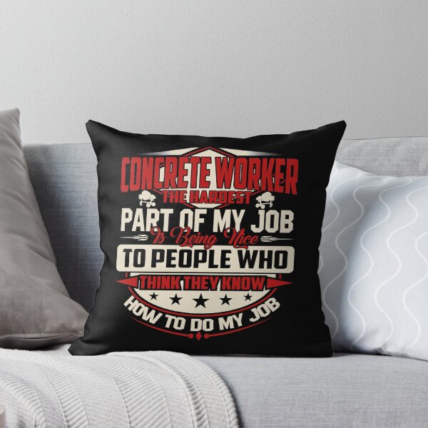 Item preview, CONCRETE WORKER THE HARDEST IS BEING NICE designed and sold by todayshirt.