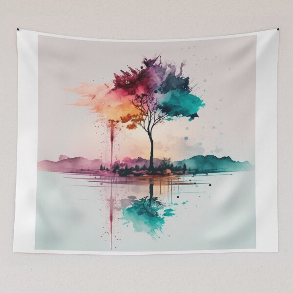 Item preview, Relaxing Watercolor #155 designed and sold by Avocado Design Studio.