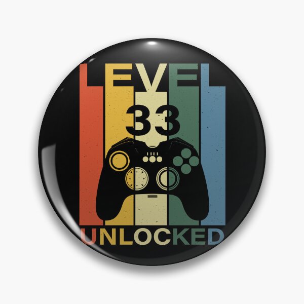 Item preview, Level 33 Unlocked designed and sold by SamuraiGaming.