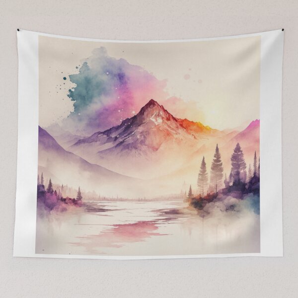 Item preview, Relaxing Watercolor #158 designed and sold by Avocado Design Studio.