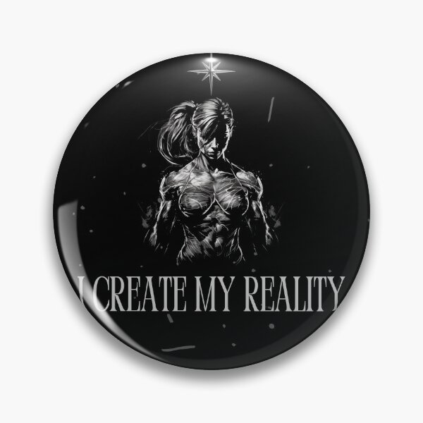 Item preview, I Create My Reality Affirmation, Woman Workout Gym Motivation Art Design designed and sold by barretp27.