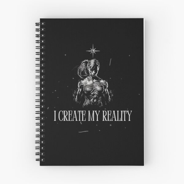 Item preview, I Create My Reality Affirmation, Woman Workout Gym Motivation Art Design designed and sold by barretp27.