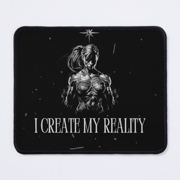 Item preview, I Create My Reality Affirmation, Woman Workout Gym Motivation Art Design designed and sold by barretp27.
