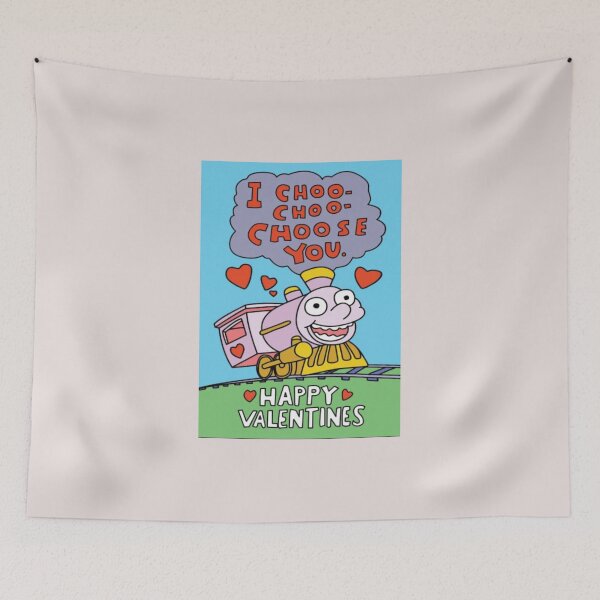 Item preview, VALENTINES | SIMPSONS INSPIRED | Wall Art Home Decor | HECKINFAROUT designed and sold by Two Otters Co.