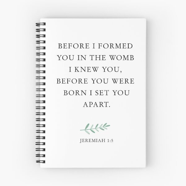Item preview, I knew you, Jeremiah 1:5 designed and sold by corbrand.
