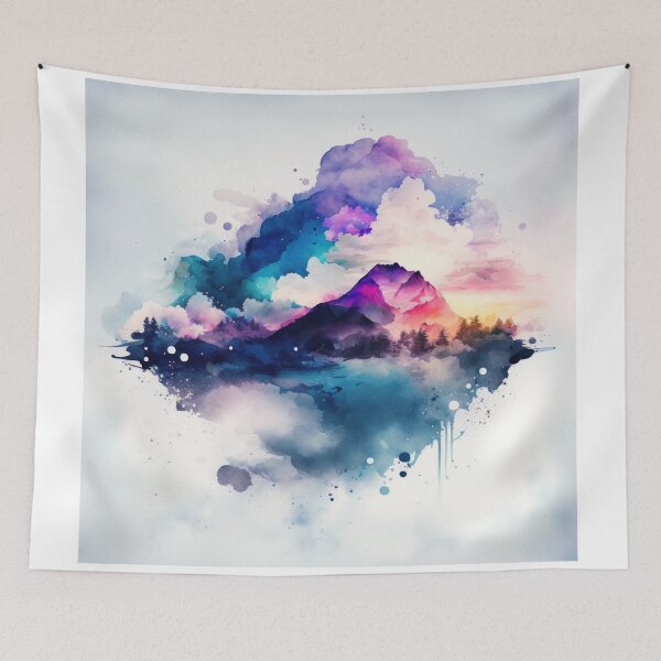 Item preview, Relaxing Watercolor #160 designed and sold by Avocado Design Studio.