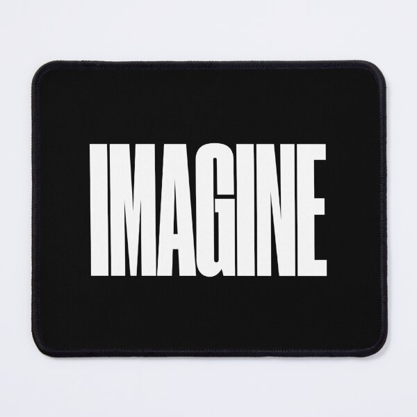 Item preview, IMAGINE, Bold Graphic Text, Typography, Black & White designed and sold by MajicArts.