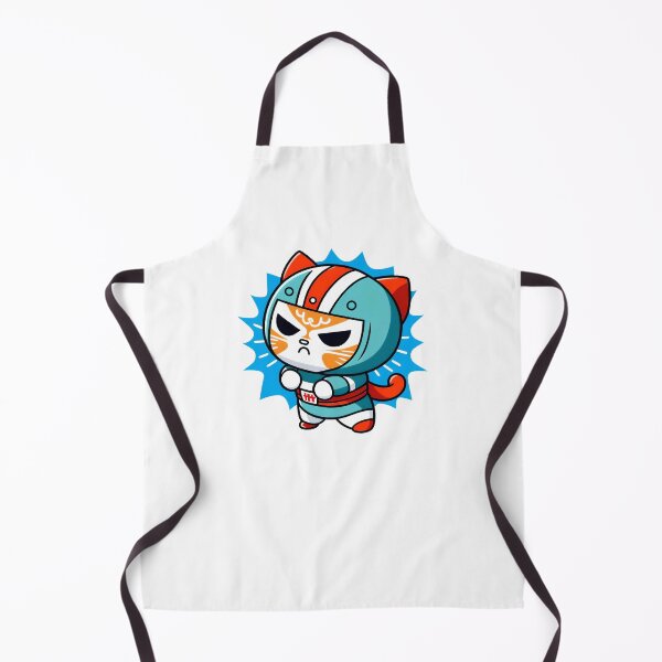 Item preview, Lucha Libre Cats | Mexican Wrestling | Anime Cats | Kawaii Cats | Chibi Cats | Lucha Libre Cats 59 | El Jugador designed and sold by Catcosm.