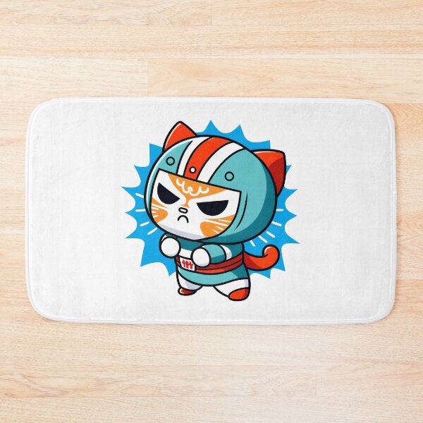Artikelvorschau, Lucha Libre Katzen | Mexikanische Wrestling | Anime-Katzen | Kawaii-Katzen | Chibi-Katzen | Lucha Libre Katzen 59 | El Jugador entworfen und verkauft von Catcosm.