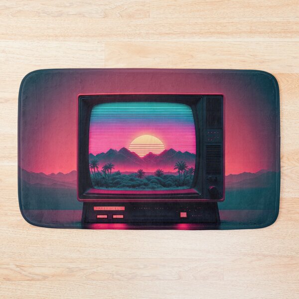 Item preview, RetroVision: A Synthwave Spectacle in Neon designed and sold by Mullet Monkey.