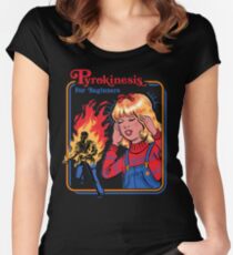Pyrokinesis for Beginners Women's Fitted Scoop T-Shirt