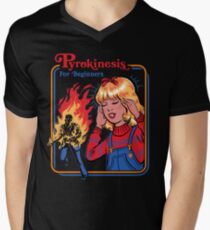 Pyrokinesis for Beginners Men's V-Neck T-Shirt