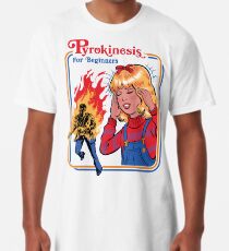 Camiseta larga Pyrokinesis para principiantes