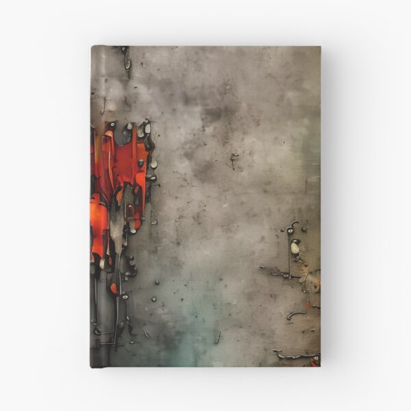 Item preview,  Grungy black, green, gray, orange, abstract, vintage design designed and sold by marvin barth.