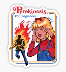 Pyrokinesis for Beginners Sticker