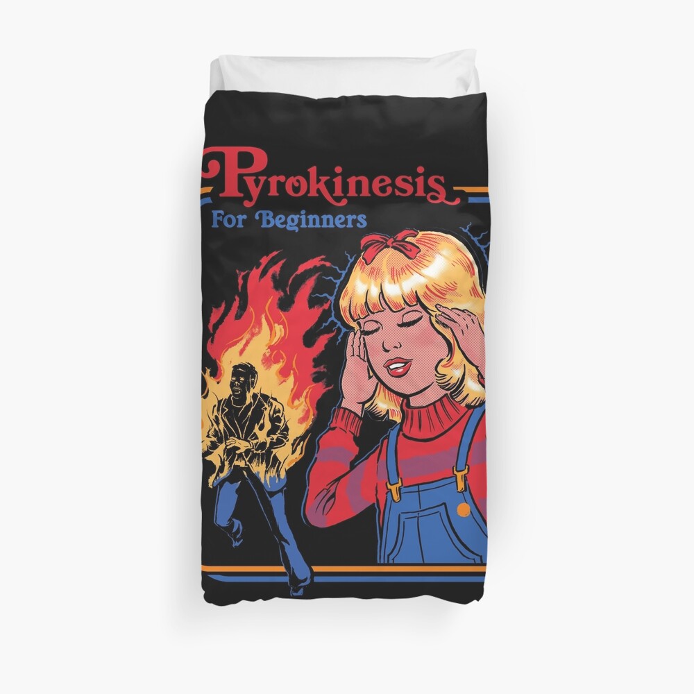 Pyrokinesis for Beginners Duvet Cover