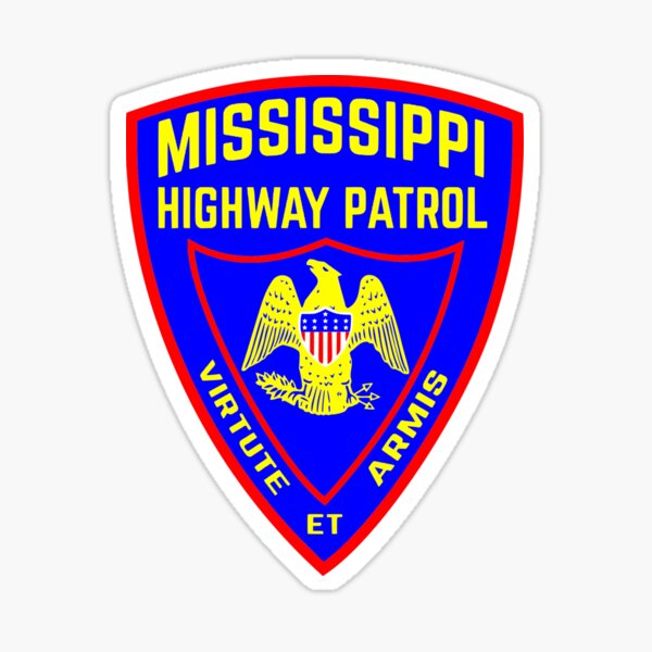 "Mississippi DPS Patch " Sticker for Sale by cadburyyy Redbubble