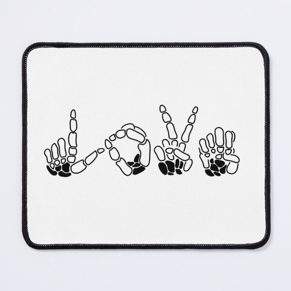 Item preview, ASL Love skeleton hands designed and sold by Libbyloohoo0802.