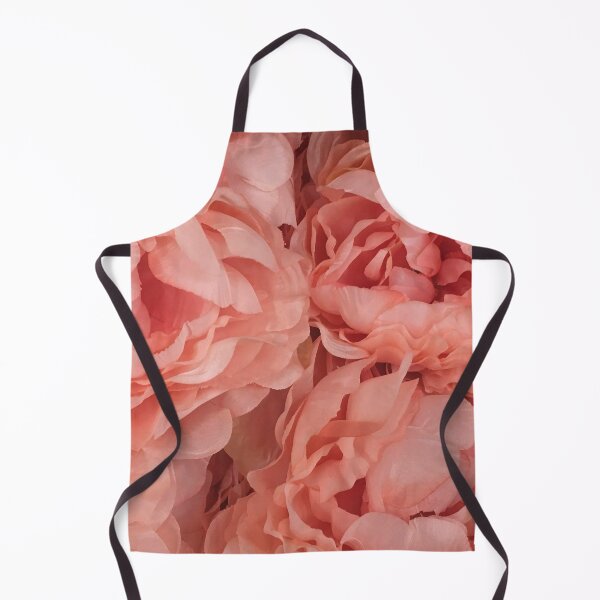 Item preview, Vintage style Peach flowers with lace trim by Iritof designed and sold by iritof.