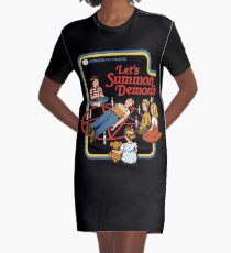 Let's Summon Demons Graphic T-Shirt Dress