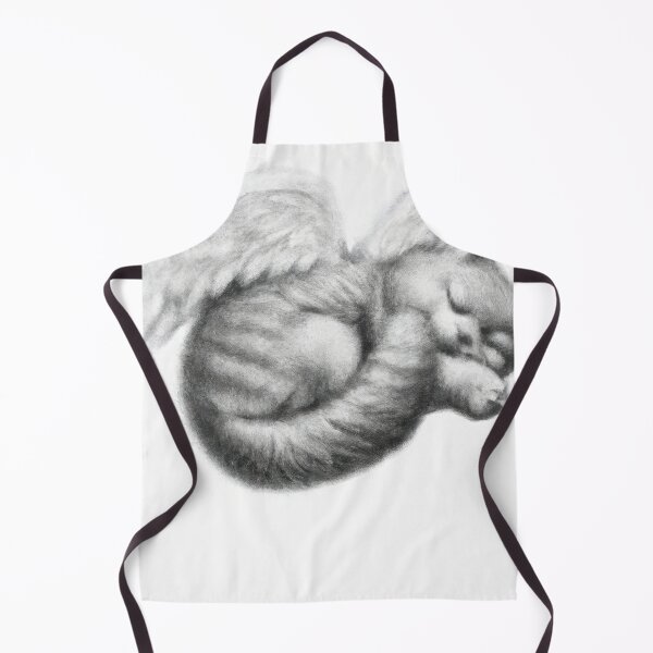 Item preview, Cat Kitten Sleeping with Angel Wings designed and sold by phillipbooth.