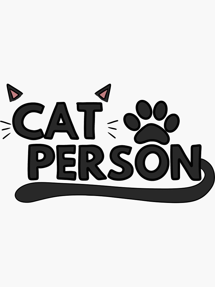 cat-person-black-cat-sticker-for-sale-by-ceruleahn-redbubble