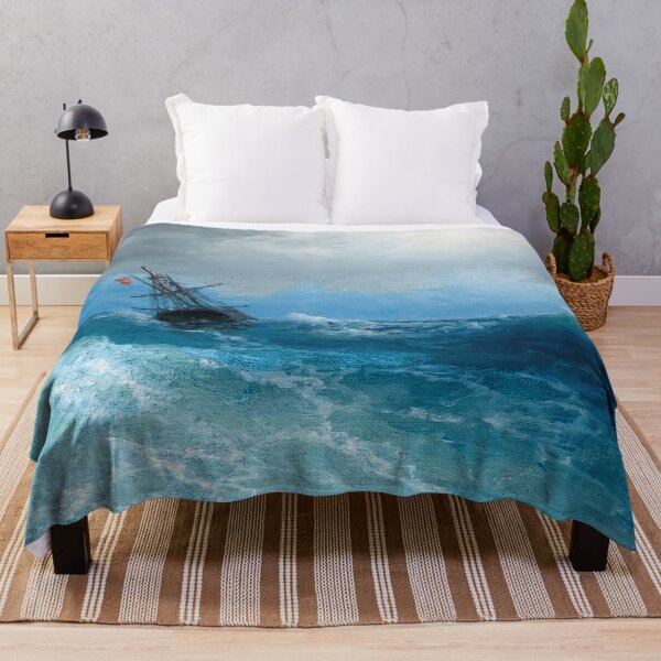 Item preview, Ship on Stormy Seas, Gathering Storm, 1899 by Aivazovsky designed and sold by nextstepdesigns.