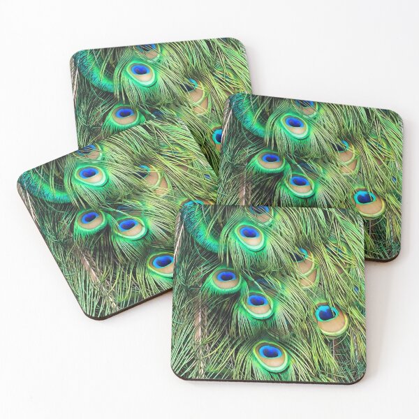Item preview, Beautiful colors of peacock plumage designed and sold by elcarnero.
